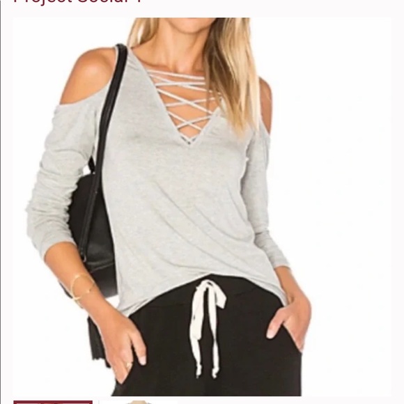 Project Social cold shoulder top - Picture 1 of 4